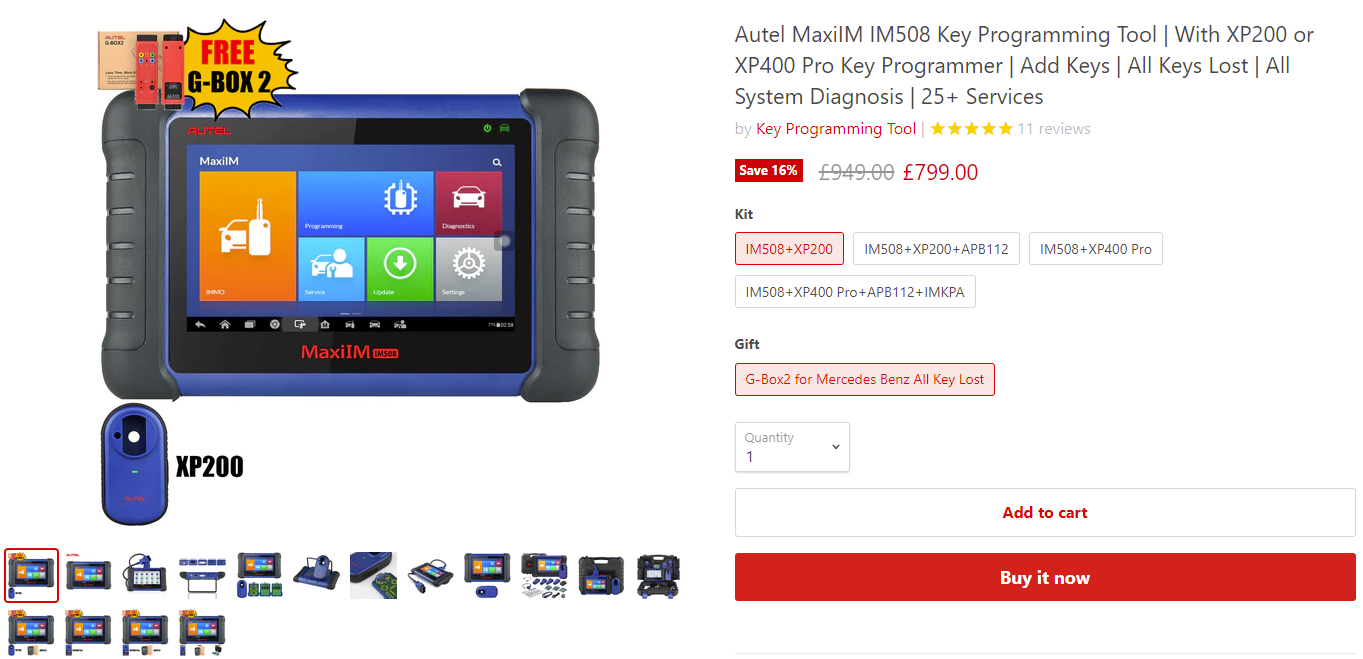 autel maxiim im508+xp200