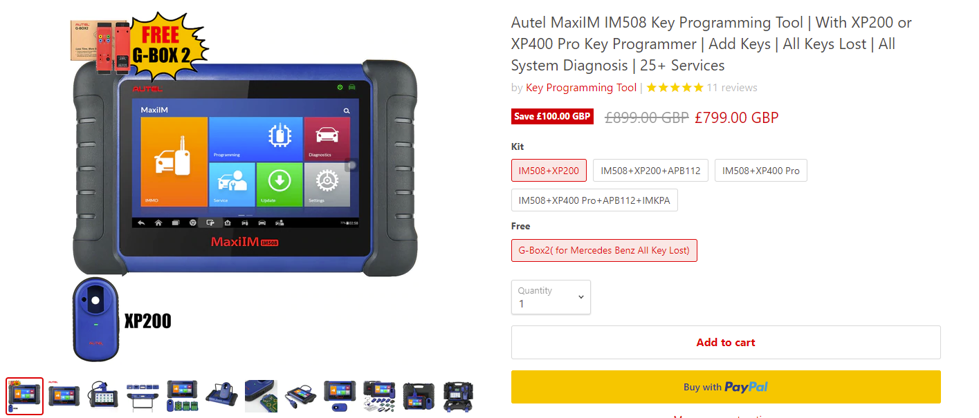 autel maxiim im508+xp200