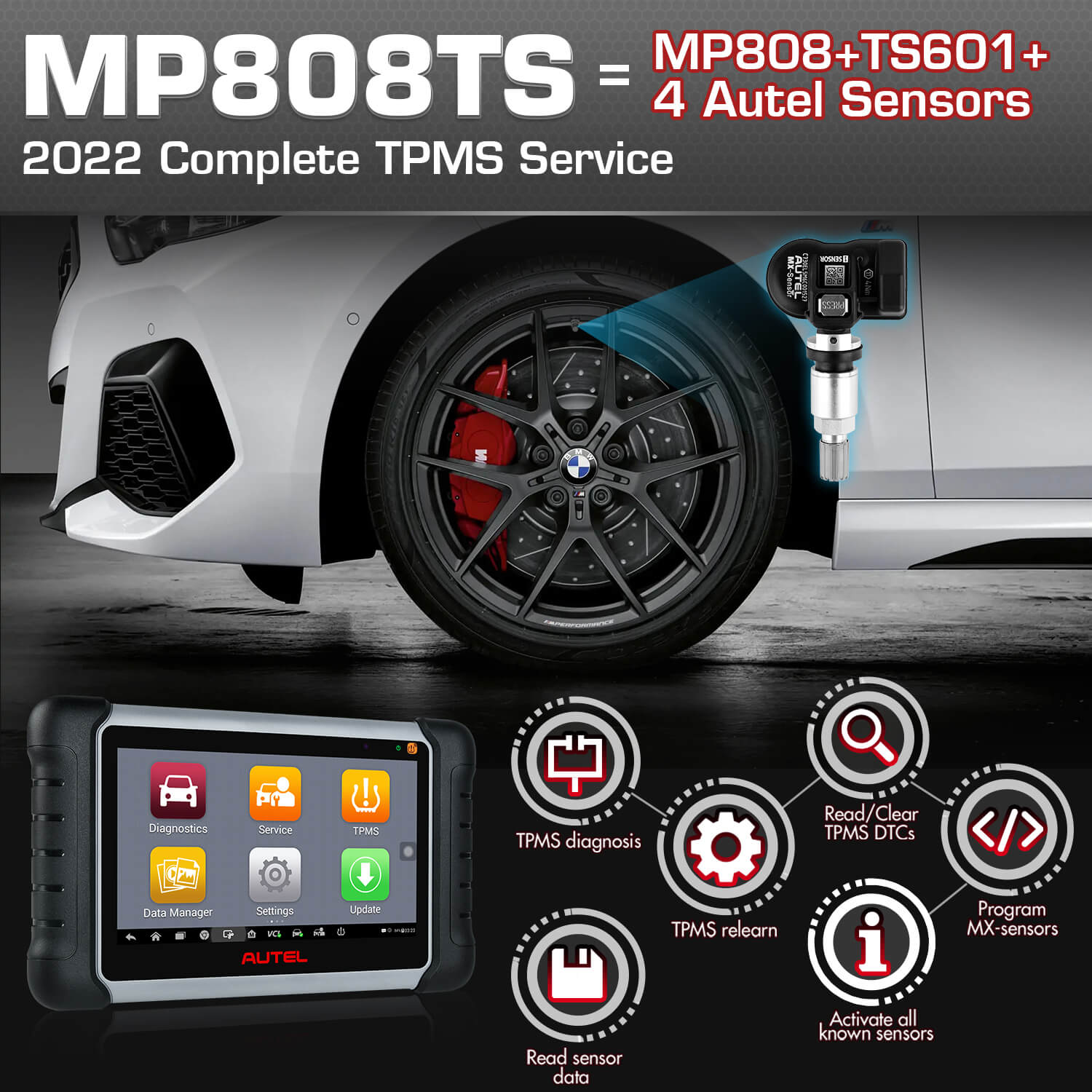 Autel MaxiPro MP808TS Main Features