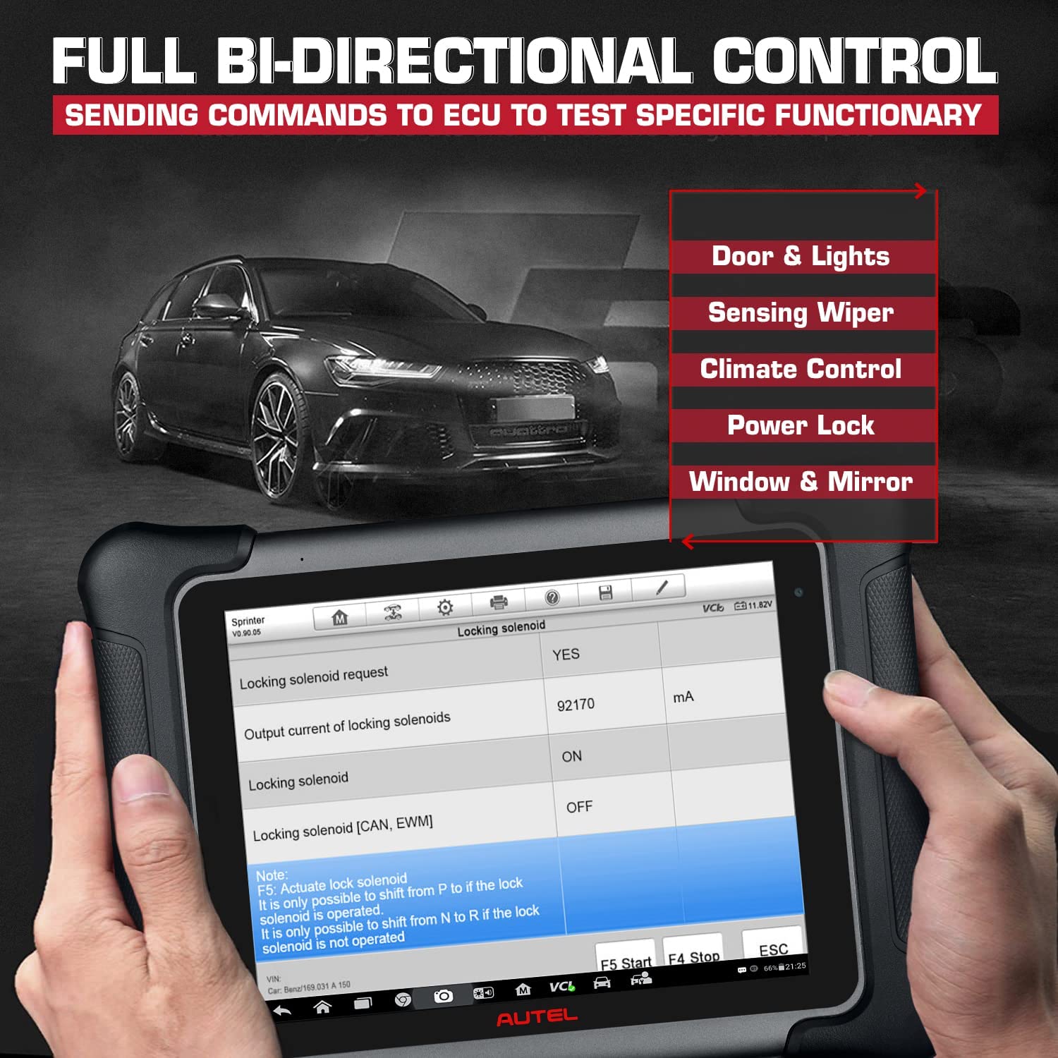 Autel Maxisys Elite II Bi-Directional Control