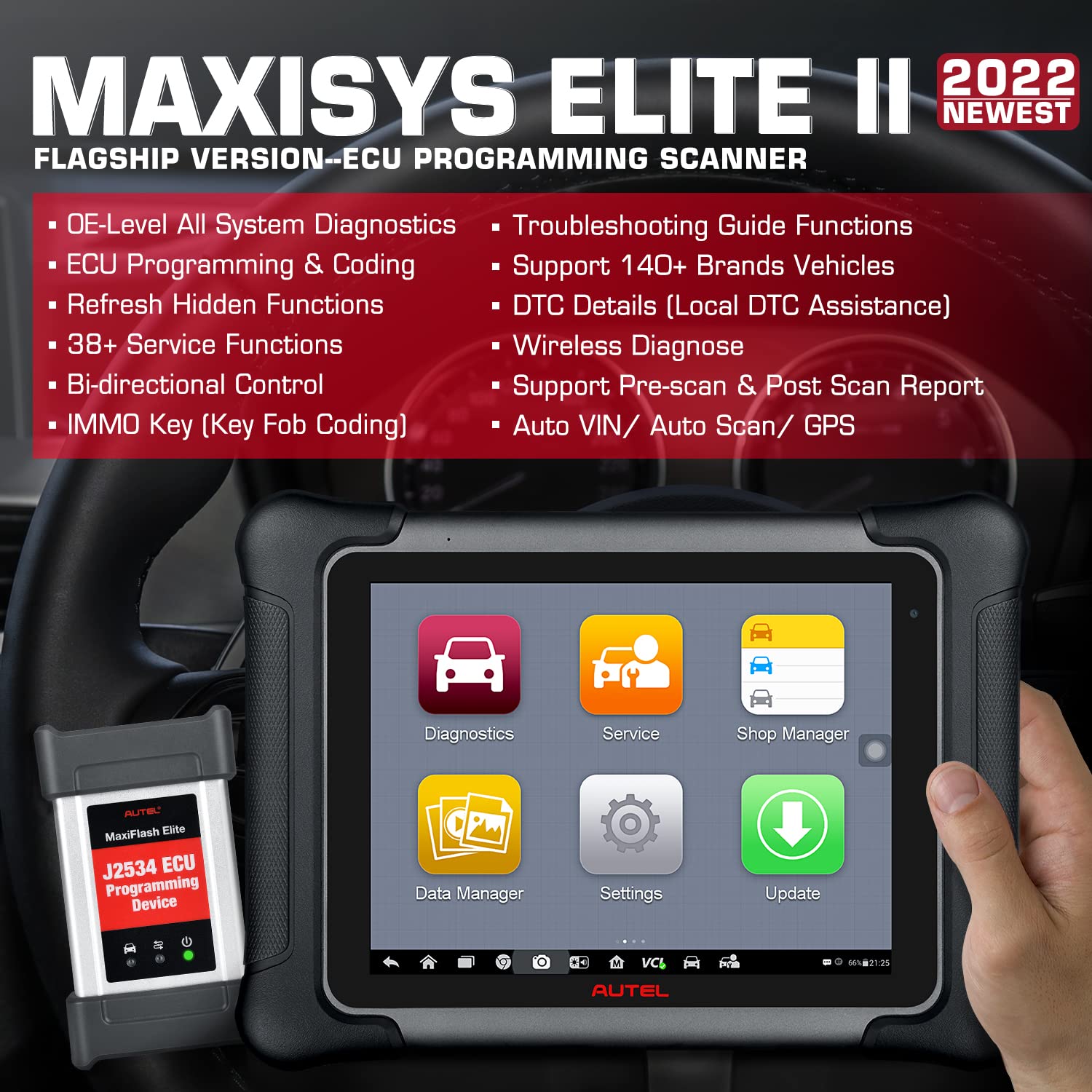 Autel Maxisys Elite II Main Features