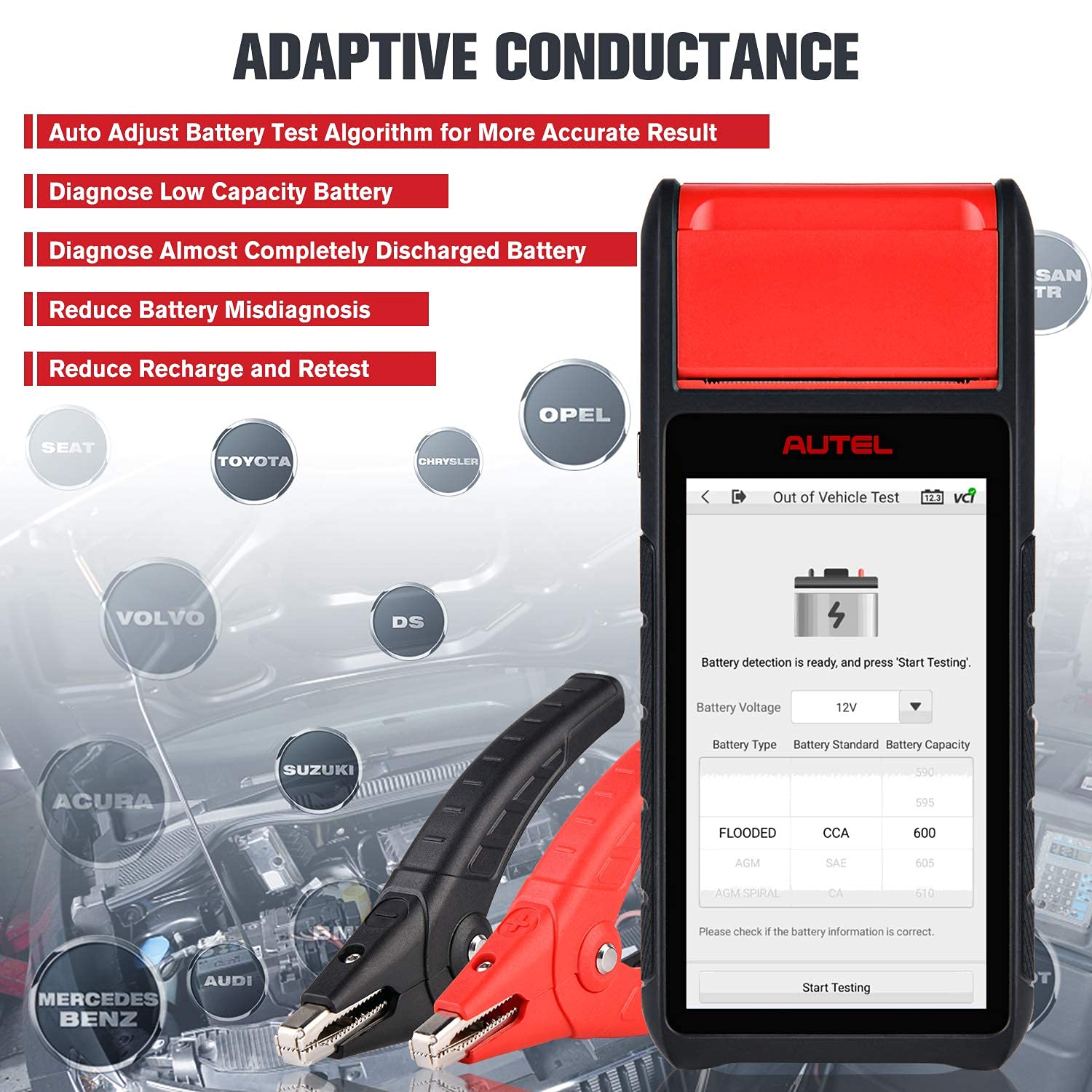 Autel MaxiBAS BT608 Adaptive Conductance