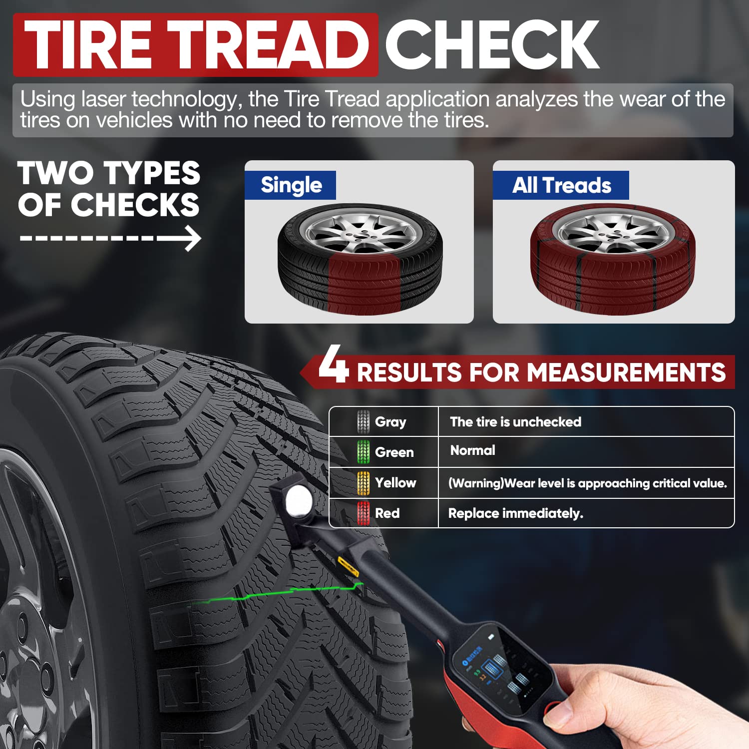 Autel MaxiTPMS TBE200 Tore Tread Check