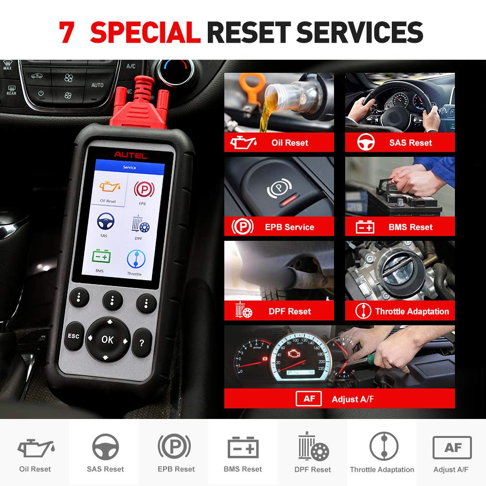 Autel MaxiDiag MD806 Pro 7 Most Special Reset Services