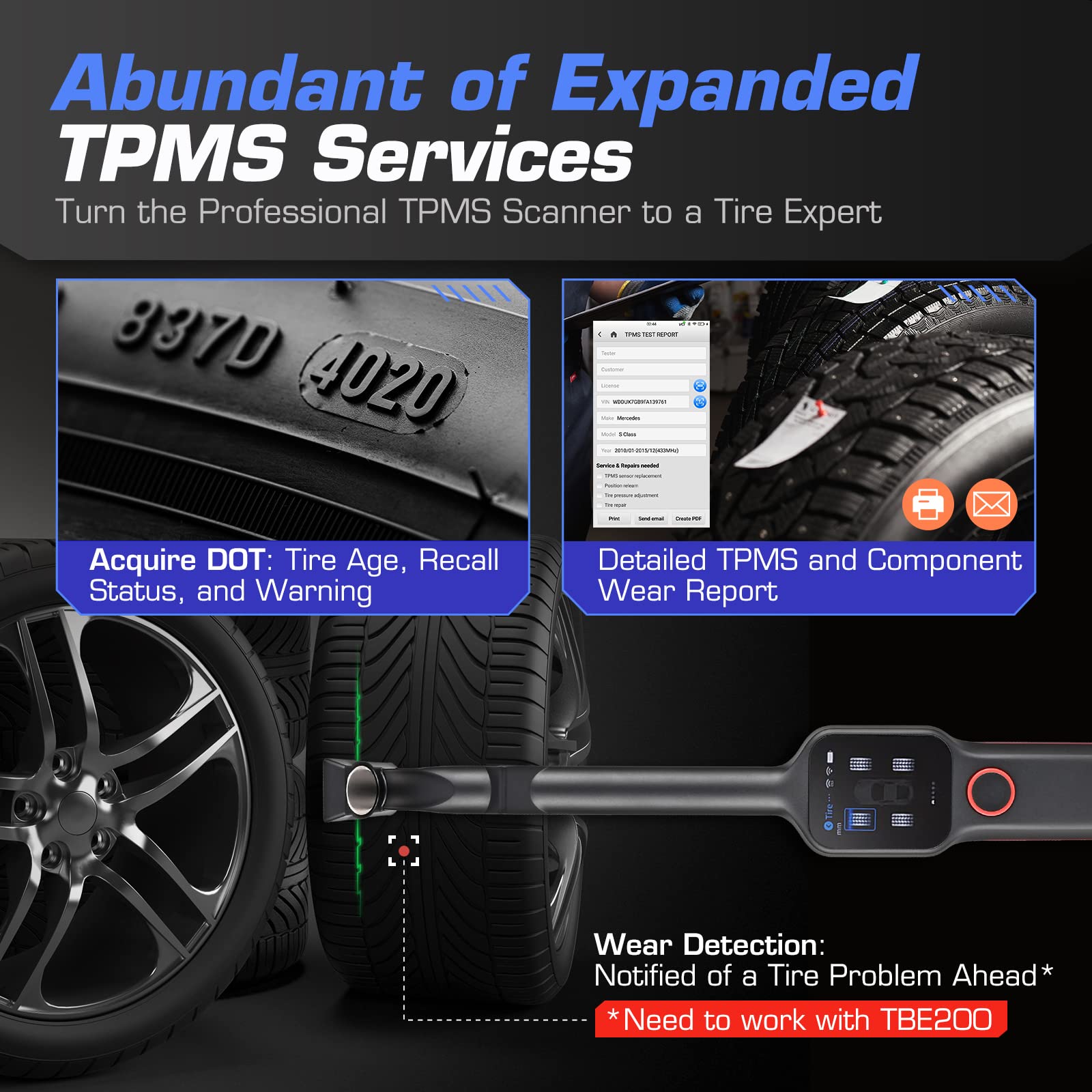 Autel MaxiTPMS ITS600 ABundent of Expanded TPMS Services