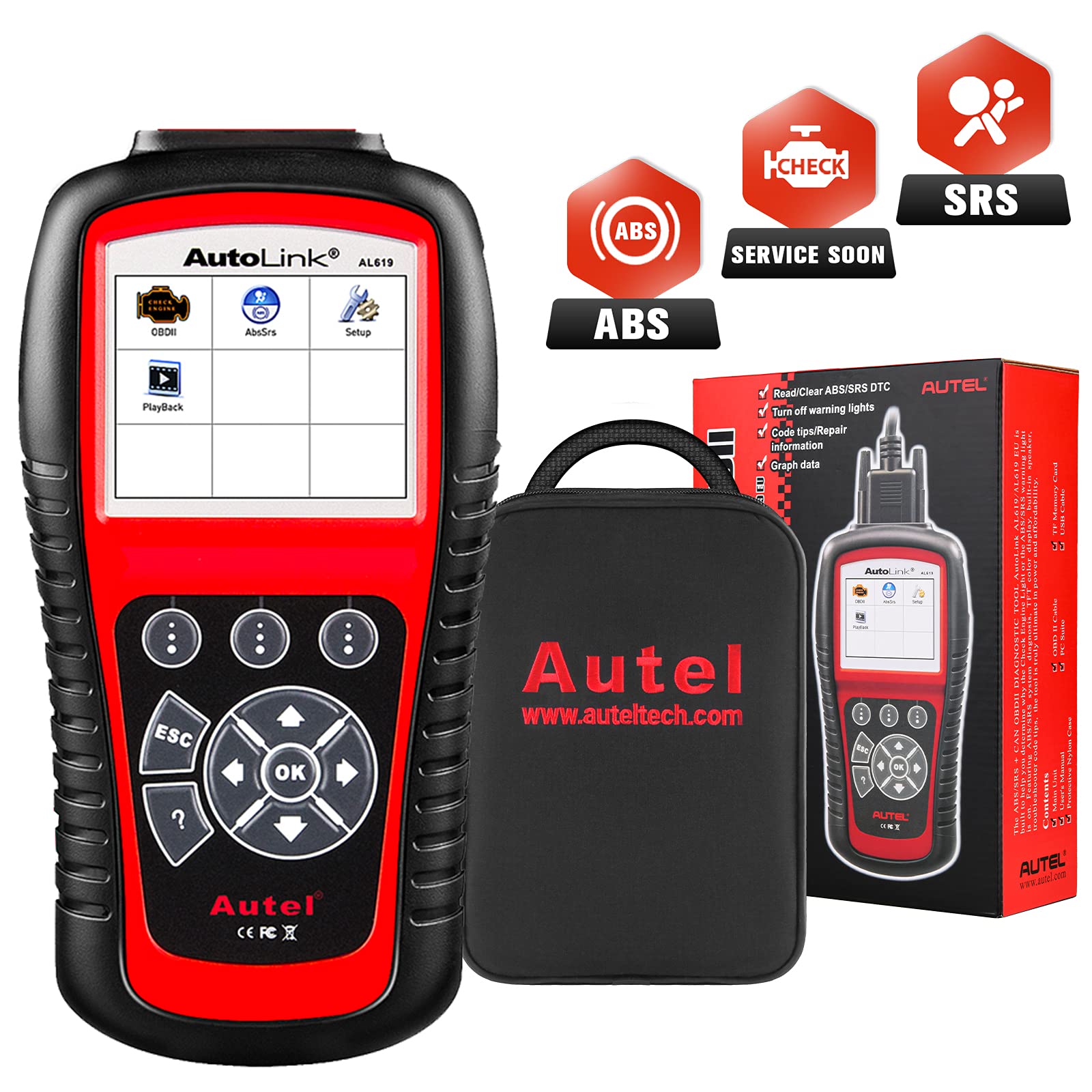 Autel AutoLink AL619 skaner OBD2