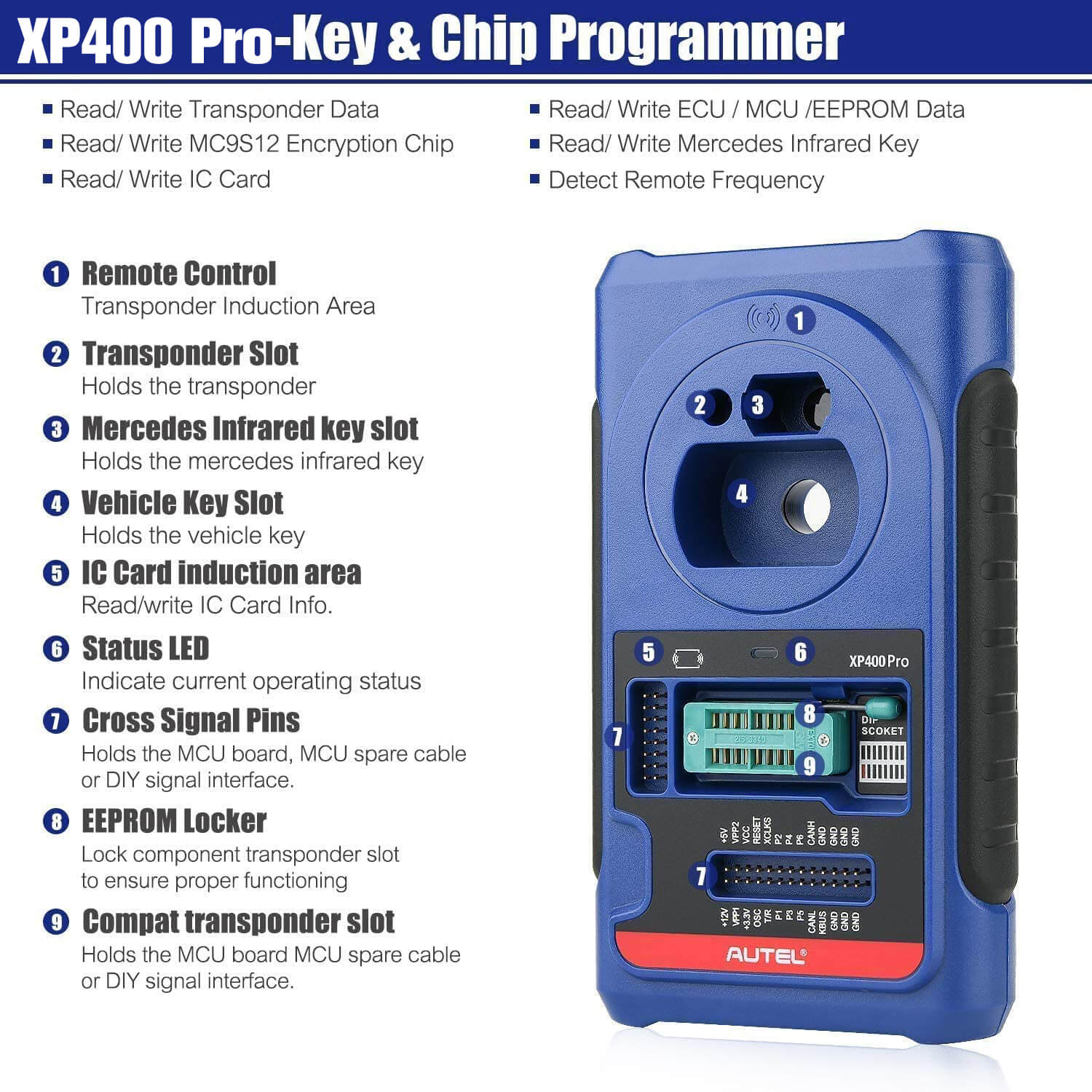 Autel IMMO Accessory XP400 Pro Introducation