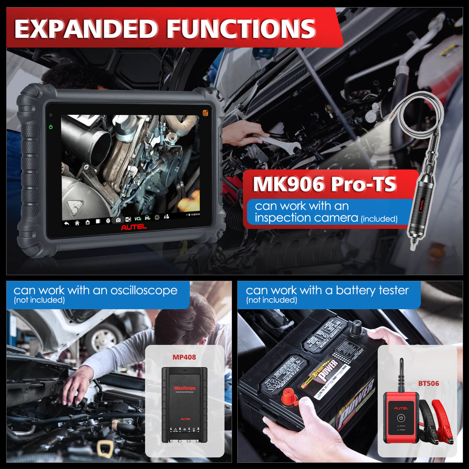 autel maxicom mk906 pro-ts add-on functions