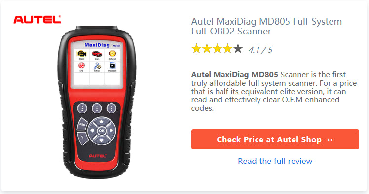Autel MD805 full system scanner