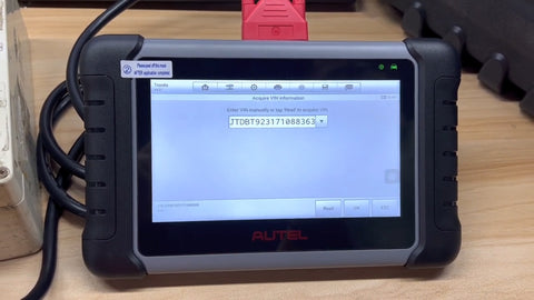 Autel MP808BT Pro OE-level diagnostic step 3