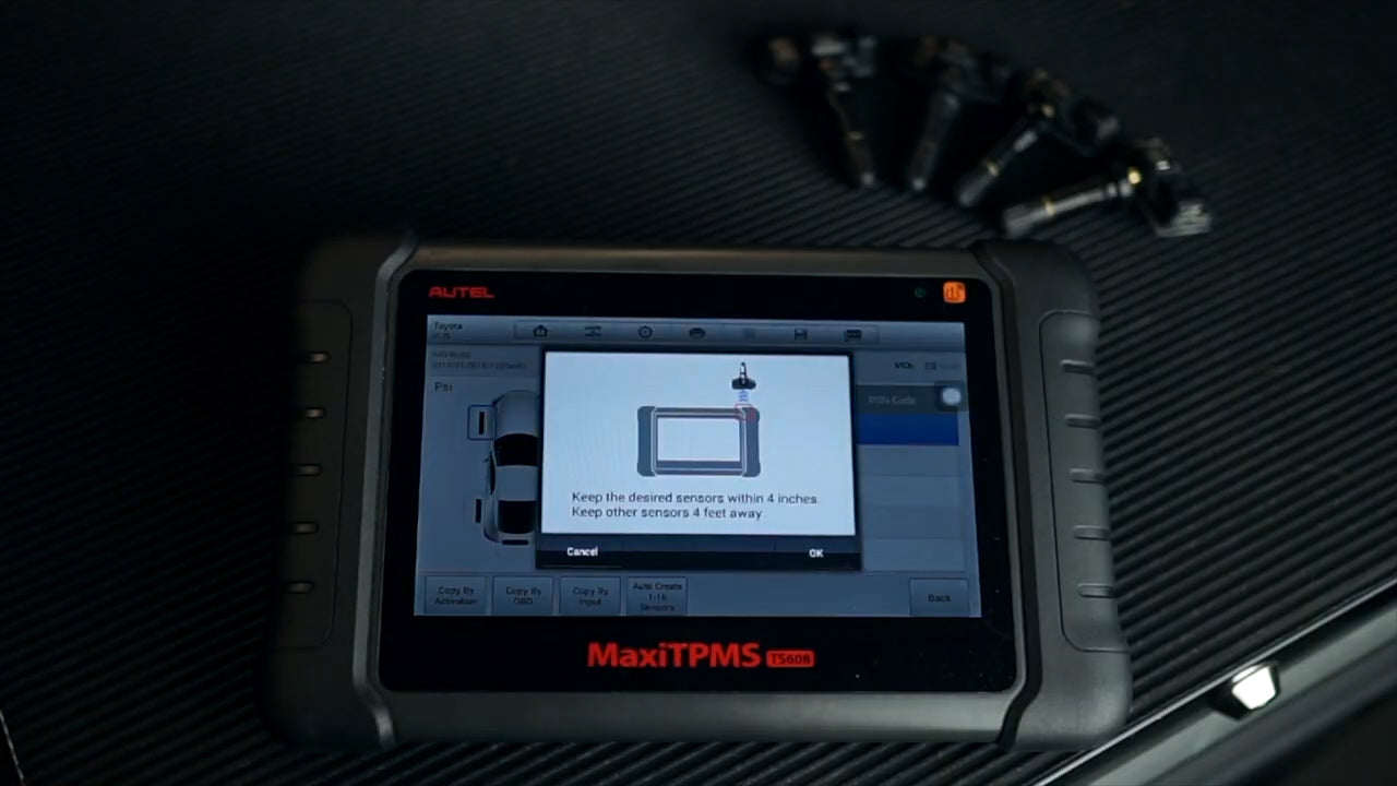 Autel TS508 & TS608 - MX 1-Sensor TPMS Batch Programming Feature