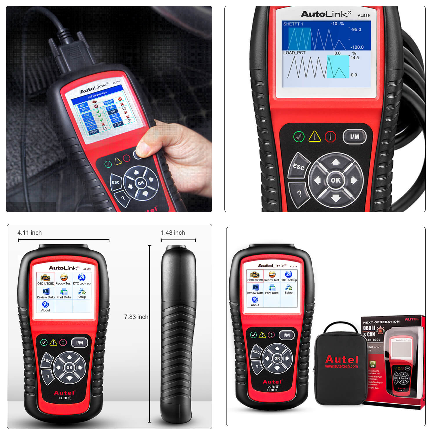 Autel AutoLink AL519 Detailanzeige