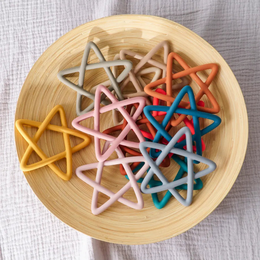 Baby Silicone Teething Toy - Cartoon Star Grip Toy