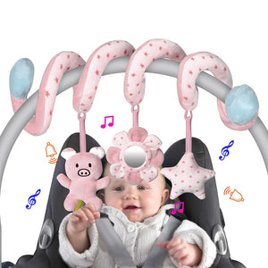 Infant Spiral Hanging Toys: Multi-feature Baby Entertainment - 1lovebaby