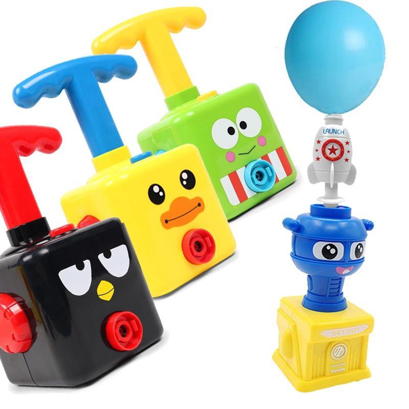 balloon toy car launcher set