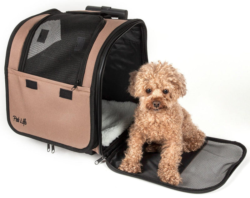 rolling pet carrier