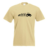 Landwirt Traktor Evolution T-Shirt Motiv bedruckt Funshirt Design Print