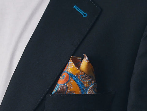 Carnaby Silk Pocket Square