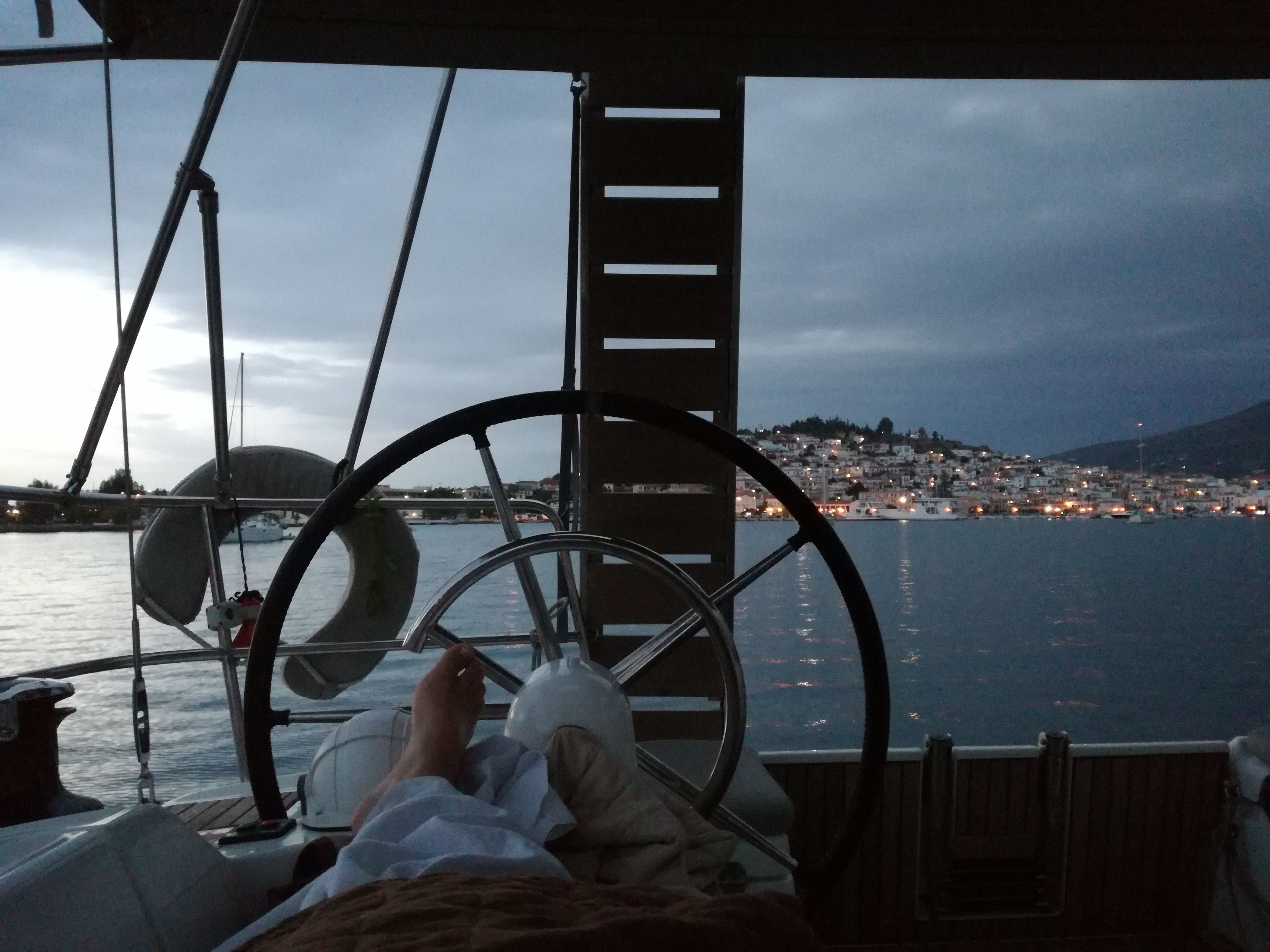 poros greece sailing cruising tamed winds blog post 10 things every woman should learn before moving aboard (plus bonus Dad’s coffee recipe)