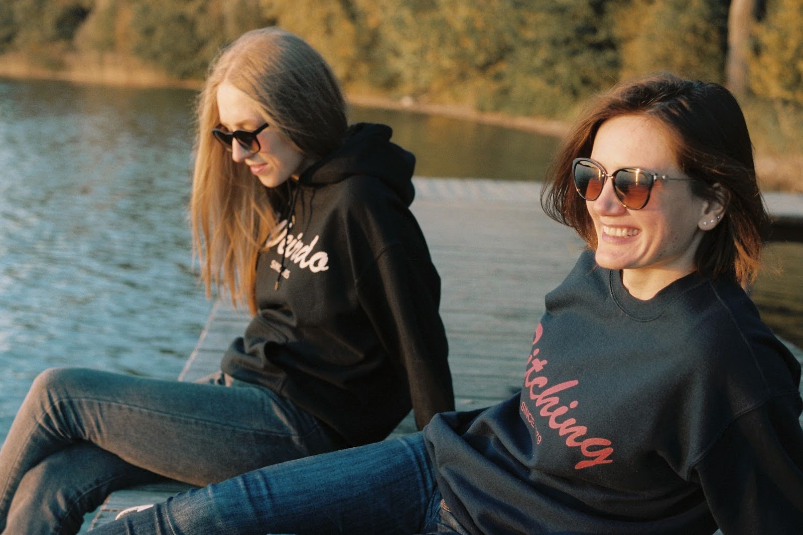 awesome black hoodie and navy sweatshirt by tamed winds t-shirt shop and sailing blog