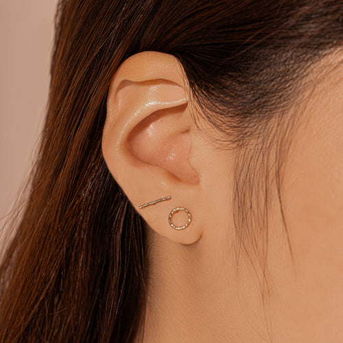 Sparkly Tiny Stud Earrings 2.5mm – J&CO Jewellery