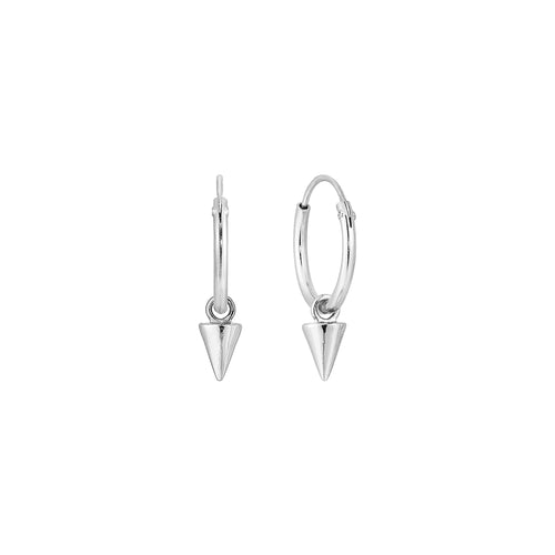 Chunky Silver Hoops  Large – JacqMaria Jewelry