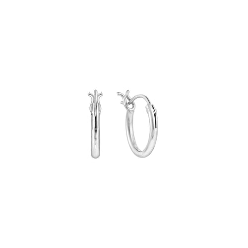 Chunky Silver Hoops  Large – JacqMaria Jewelry