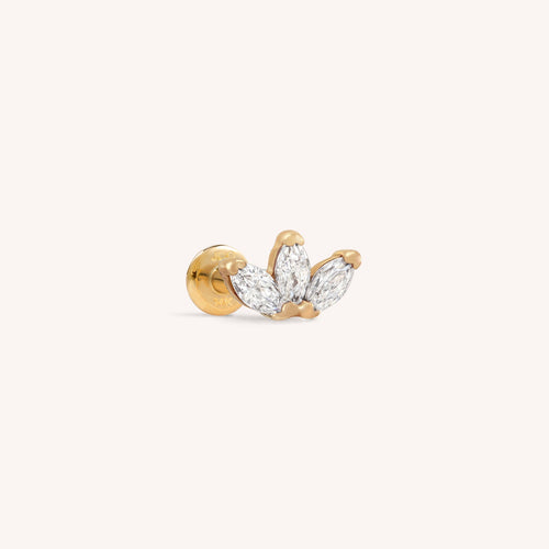 14K Solid Gold Solitaire Stud Earrings 6mm – J&CO Jewellery