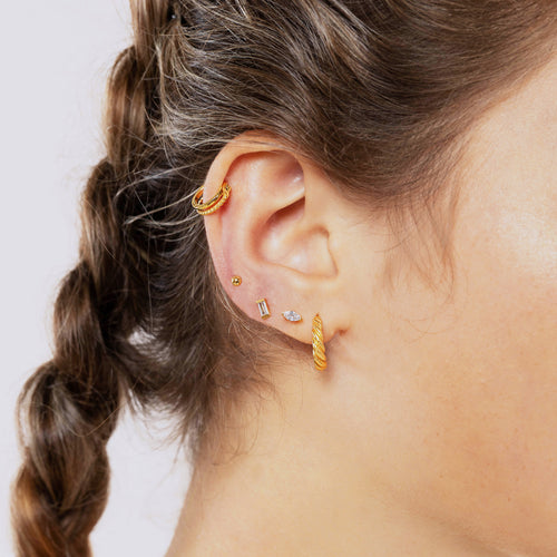 J&CO Jewellery Baby Hoop Earrings