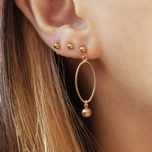 Open Ball Hook Earrings – J&CO Jewellery