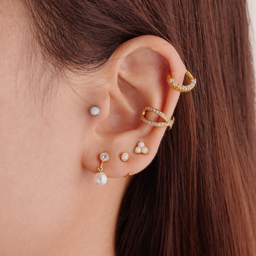 scaffolding bar earring