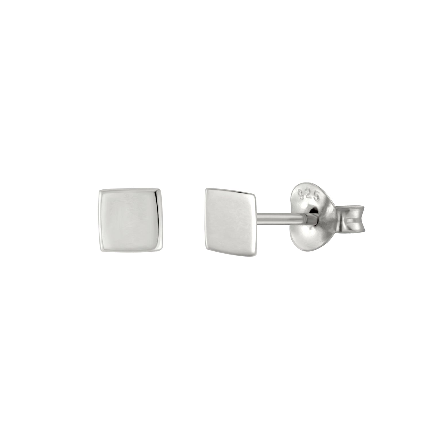 square stud earrings