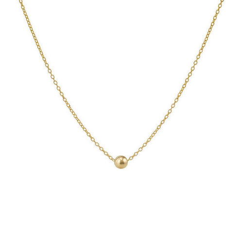 Gold Ball Chain Necklace – EDGE of EMBER