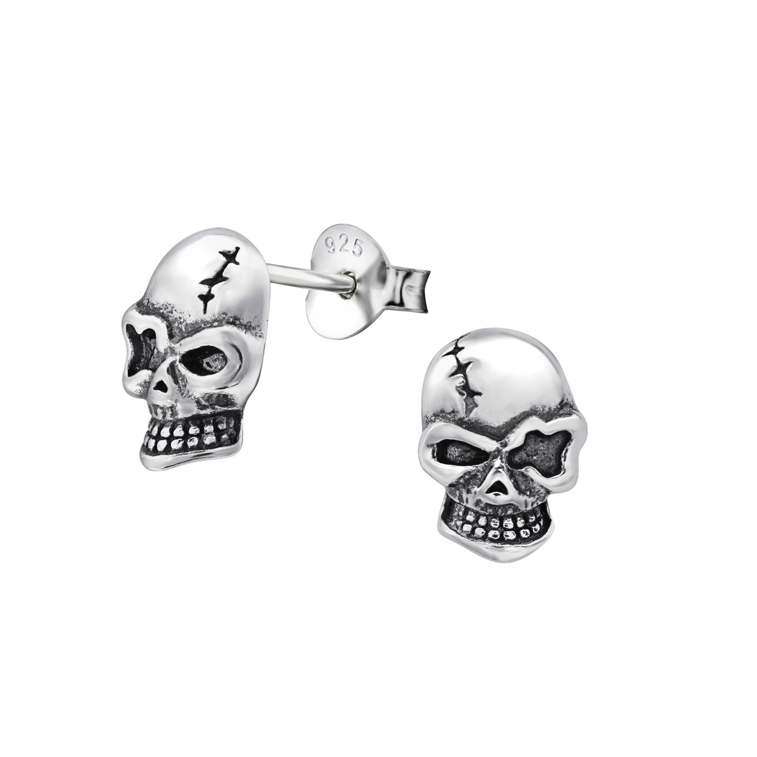 skull stud earrings