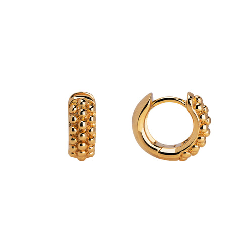 ICONIC BOMBÉ TWIST ROPE HOOP EARRINGS – Soave Oro