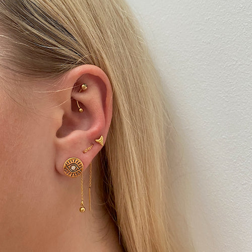 Oxidized Safety Pin Earrings – J&CO Jewellery