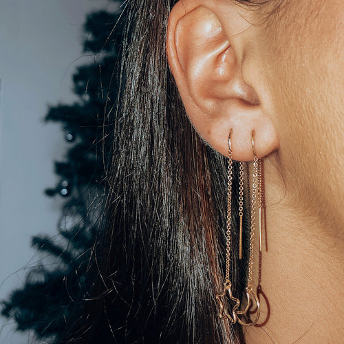 Pavé Spiral Threader Earrings – Ring Concierge