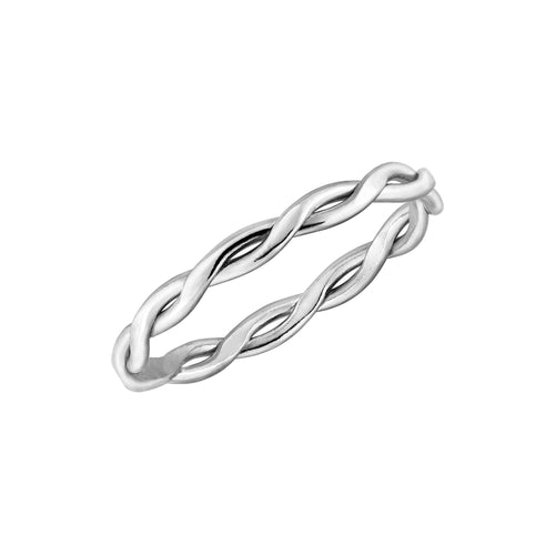 Weave Net Ring in Sterling Silver - 3583371 - TJC