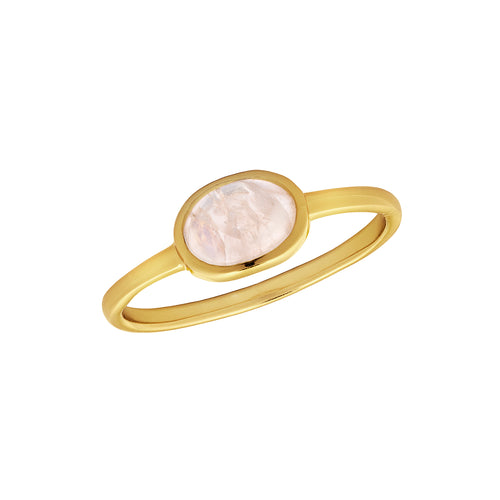 Mini Knot Ring in Pink Gold with Double Knots – The Love Knot by Coralie