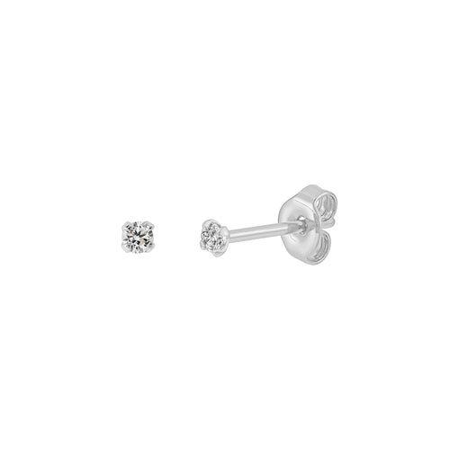 Sparkly Mini Stud Earrings 2mm – J&CO Jewellery