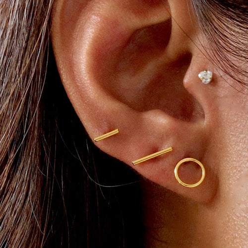14K Solid Gold Ball Stud Earrings 4mm – J&CO Jewellery