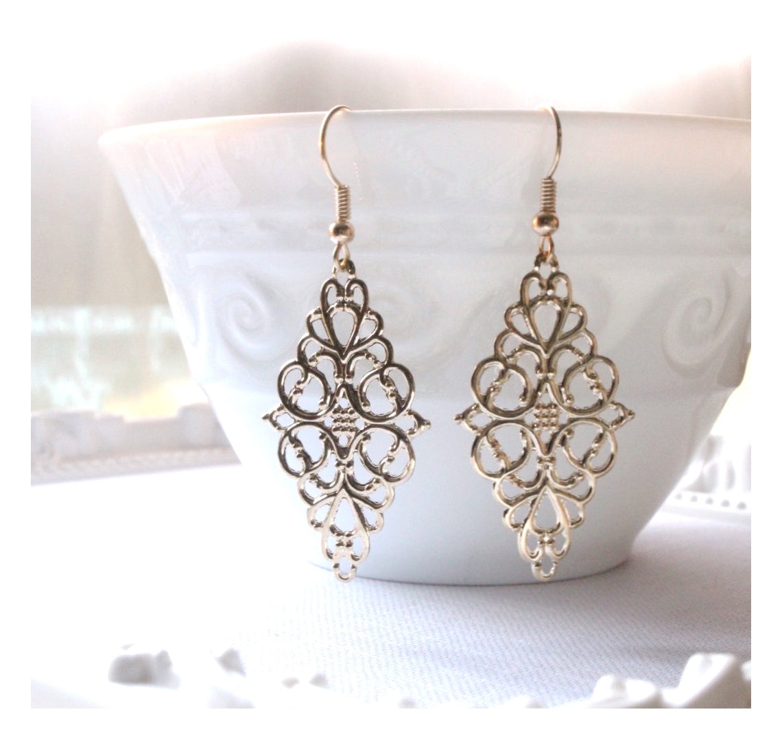 filigree earrings