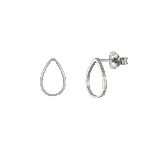 J&CO Jewellery Four Leaf Clover Silicone Earring Back Silver