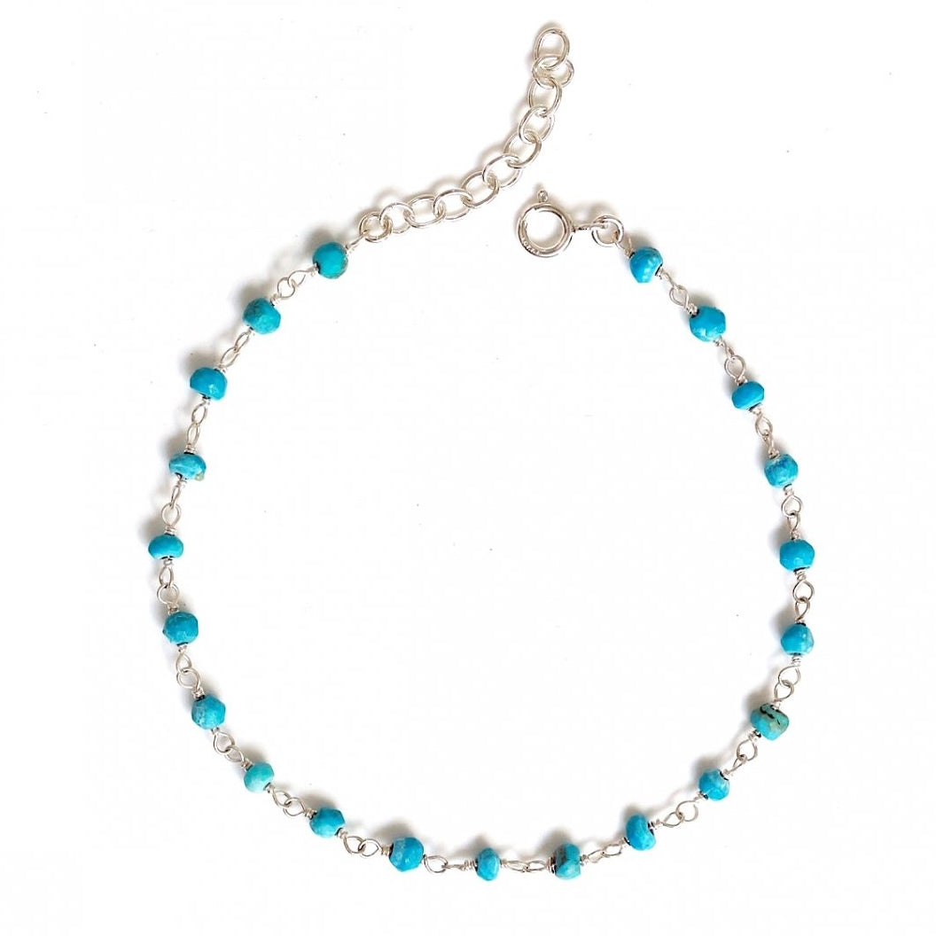 turquoise rosary bracelet