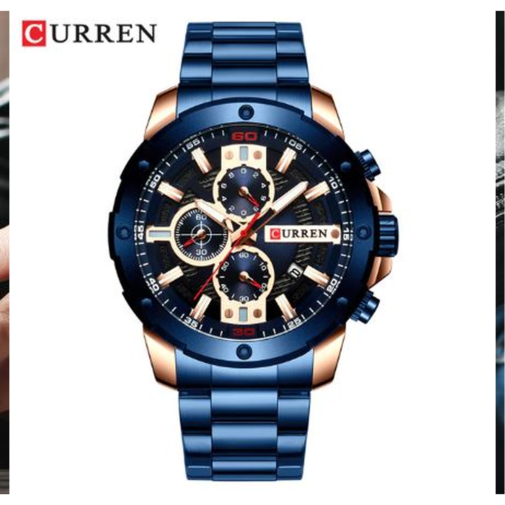 Curren Men's Luxury Stainless Steel Watch – ZiiShop