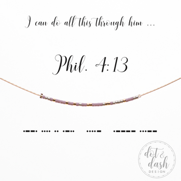 Phil 4:13 Necklace