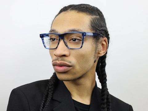 Man wearing these SEE Eyeglasses