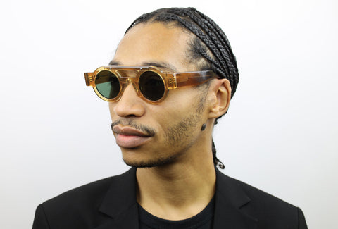 man wearing these luxury designer SEE sunglasses