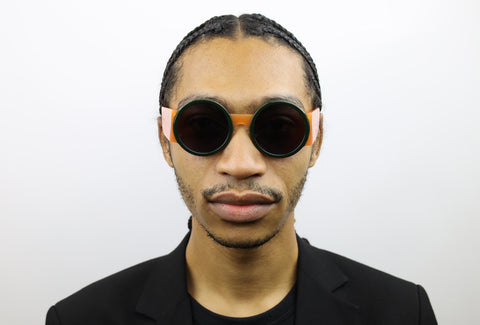 man wearing these luxury designer SEE sunglasses