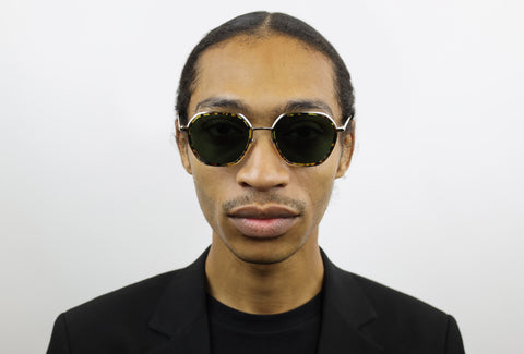 Man wearing these luxury designer SEE sunglasses